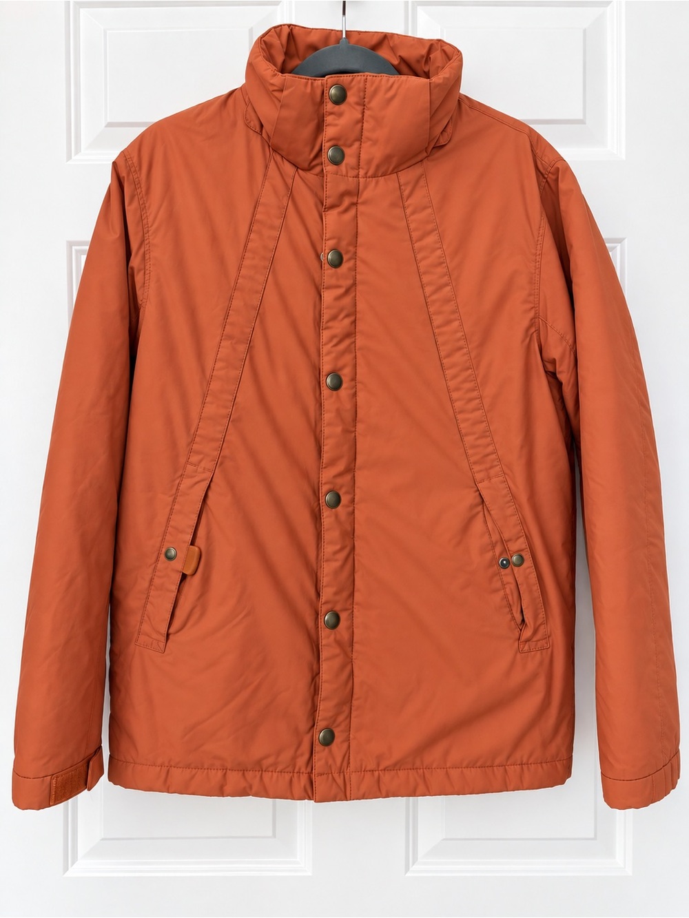 Men's Insulated Rust Orange Puffer Jacket
